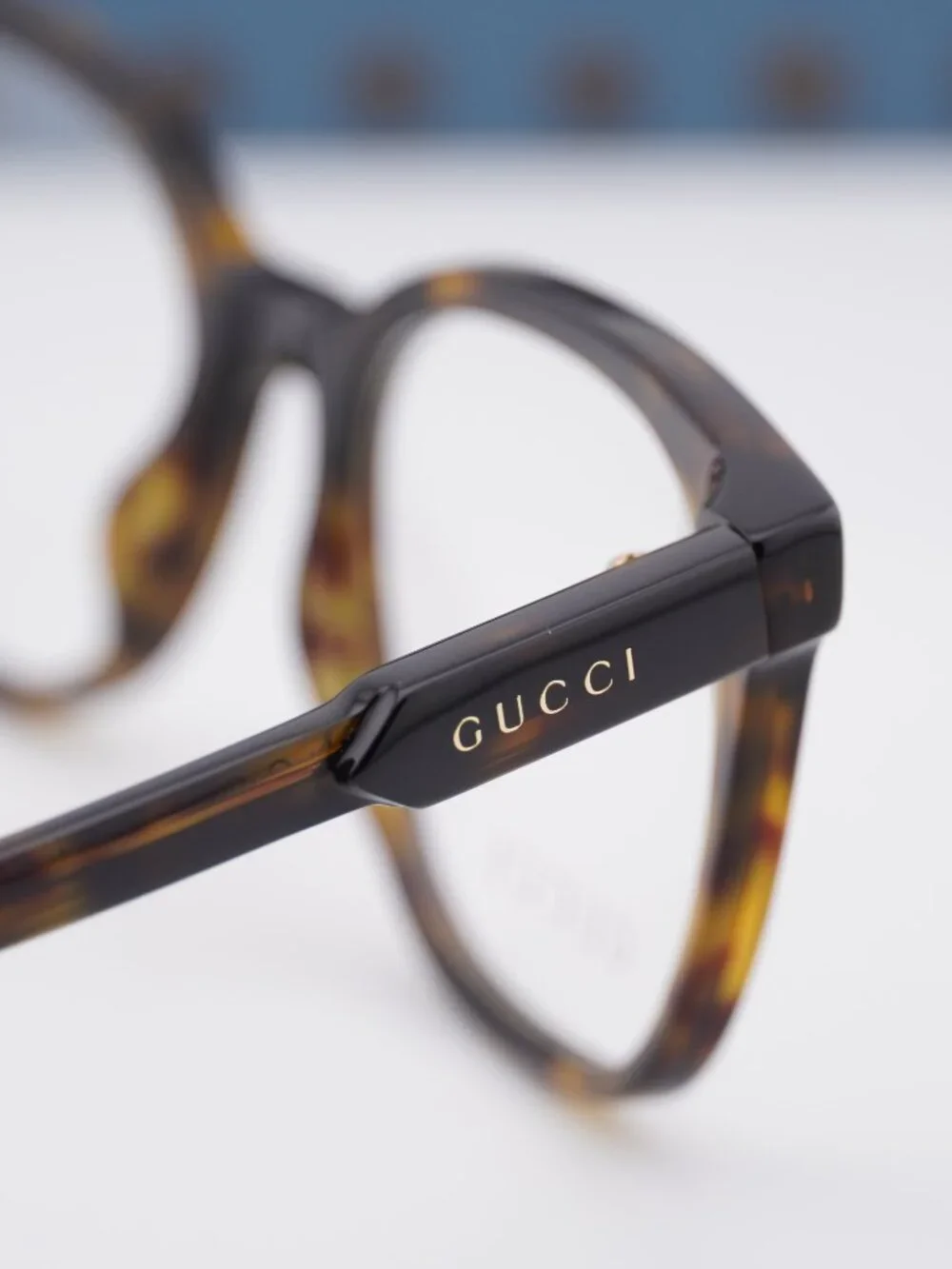 Gucci GG1821O 002 Square Eyeglasses - Havana 51mm